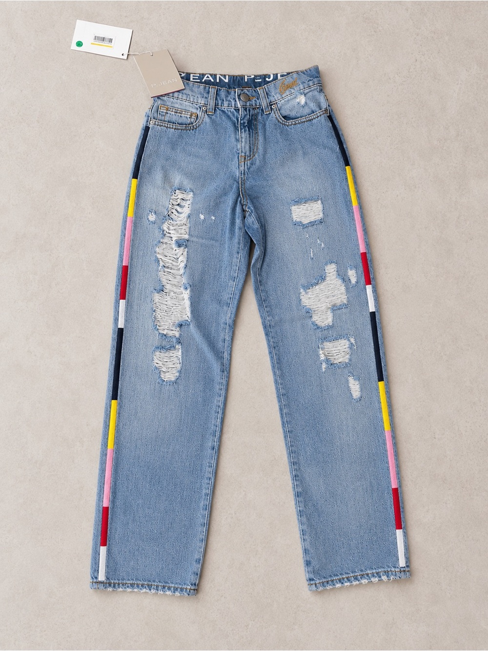 Fwrd Revolve P_jean High-Waist Jeans Nwt Size 25 Retail $375 Made In Italy — image 2 of 3